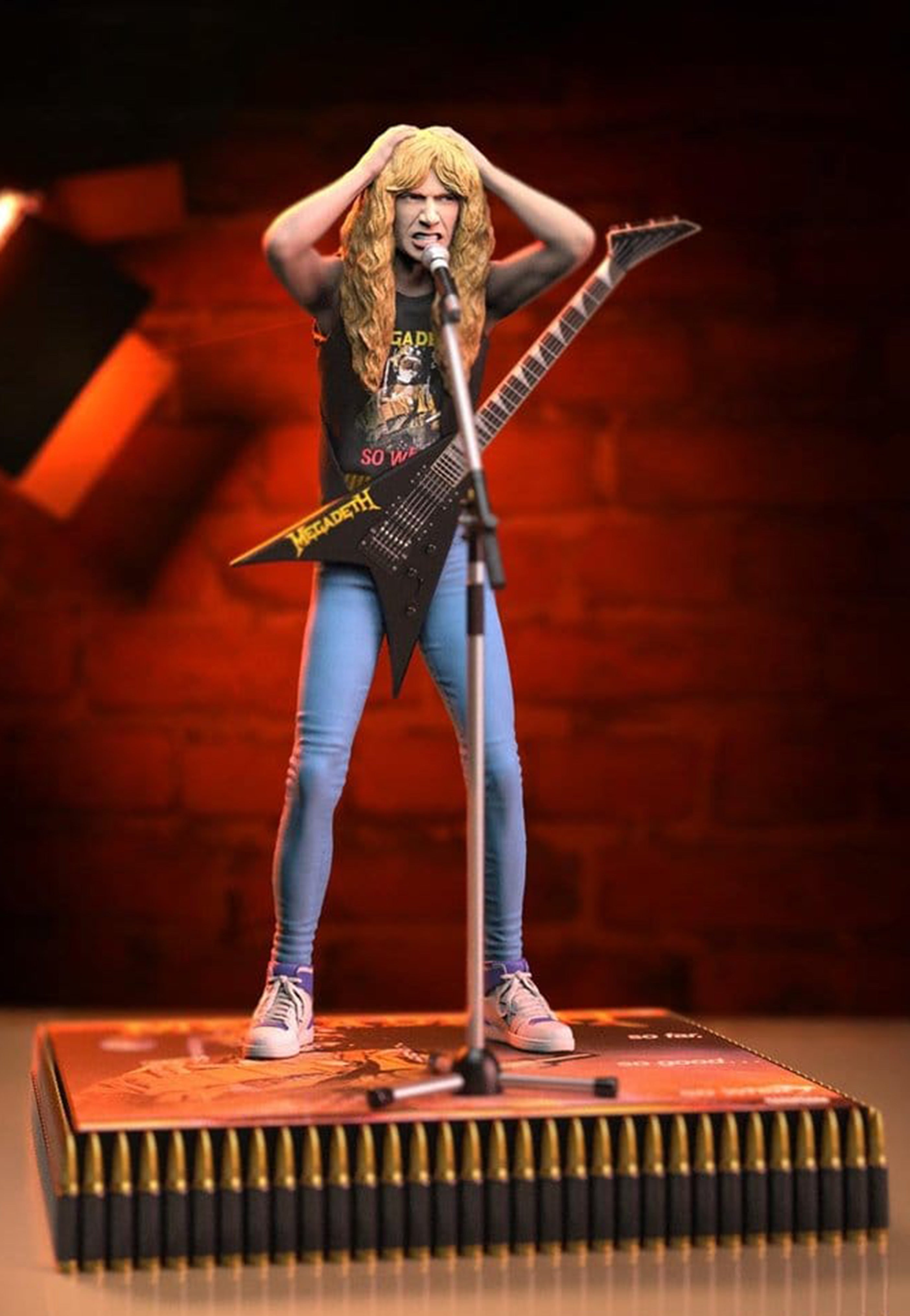 megadeth-dave-mustaine-ii-rock-iconz-statue-limit-e-multicolore image 2