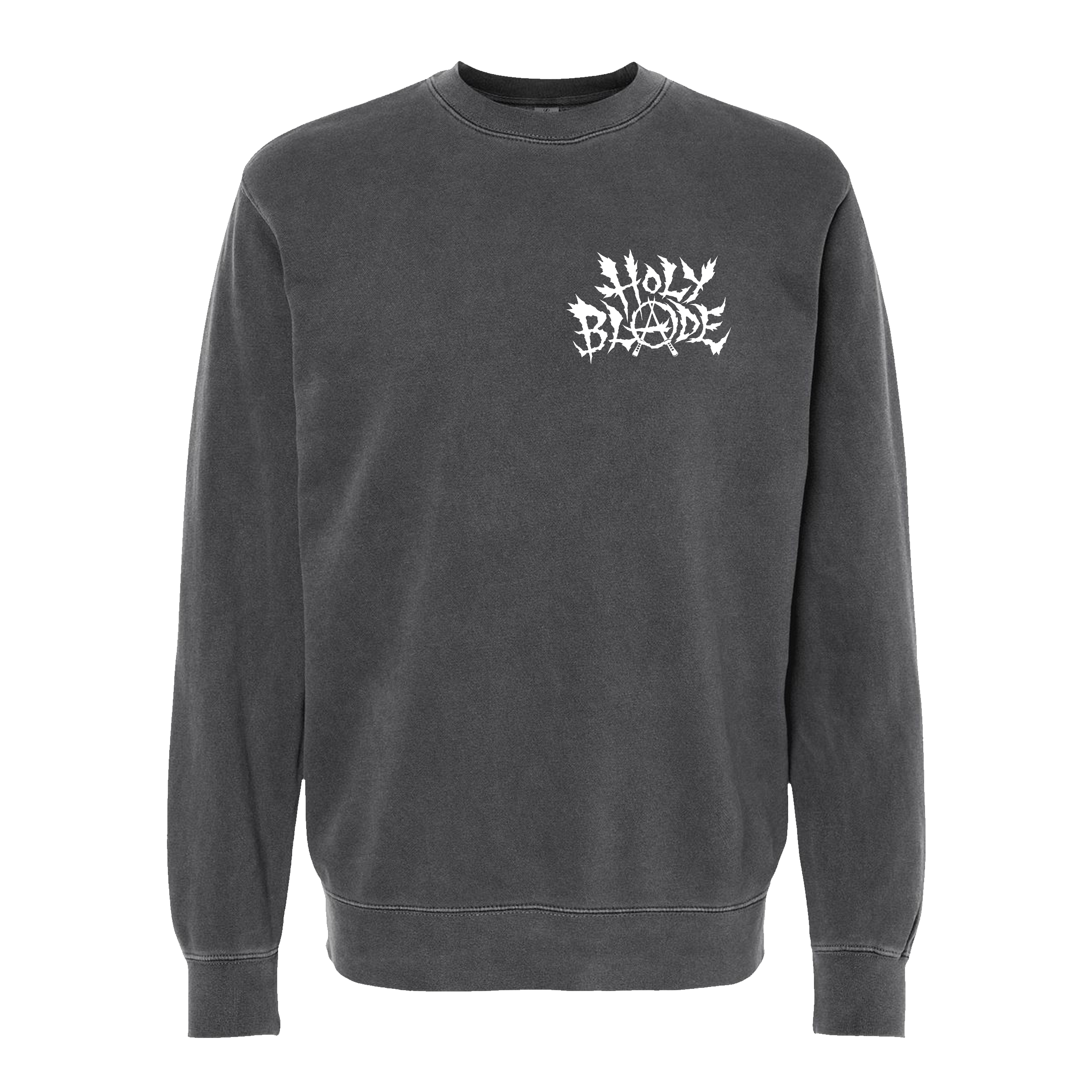 closed-casket-holy-blade-logo-brod-sweat-col-rond image 1