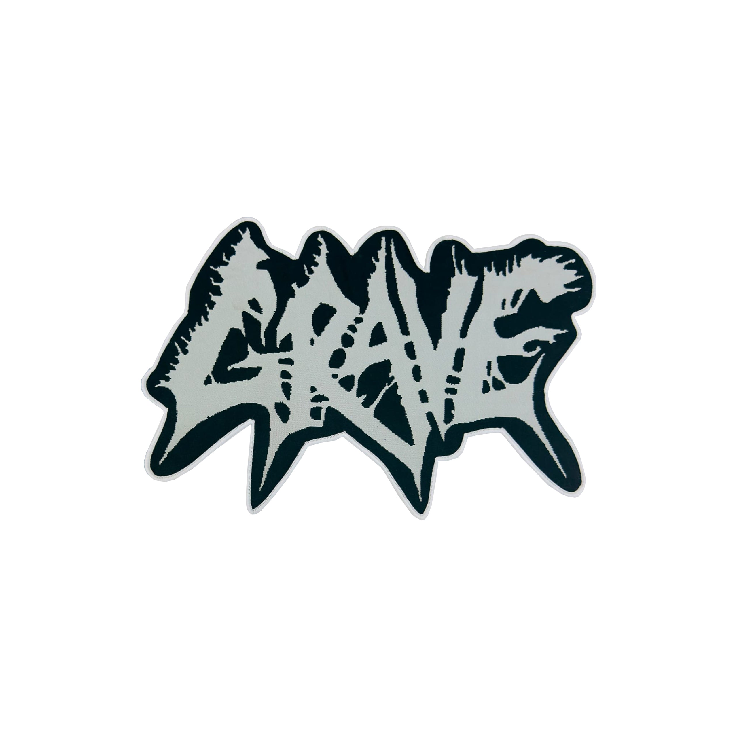 grave-logo-patch-tiss-oversized-bordure-noire-30-cm image 4
