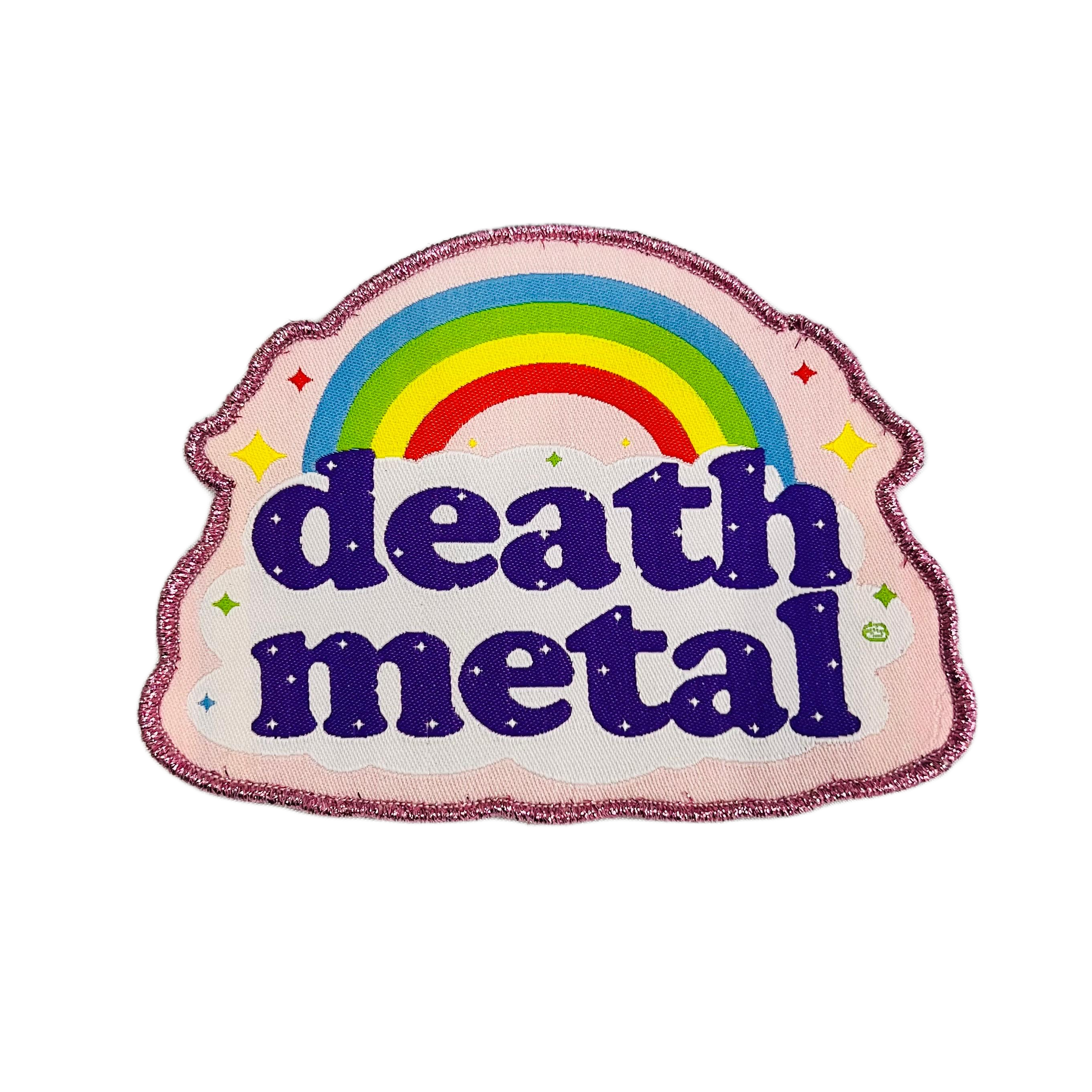 783punx-small-patch-death-metal-rainbow-patch-tiss-bord-rose image 5
