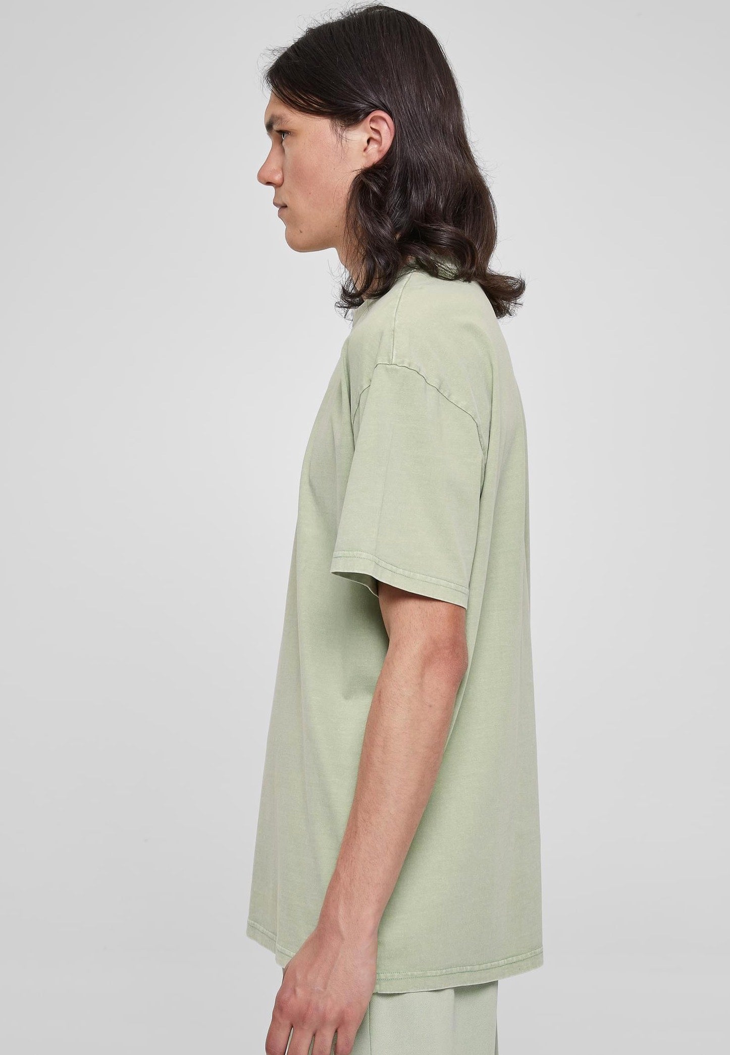 urban-classics-heavy-oversized-t-shirt-vert-vintage-acid-wash image 3