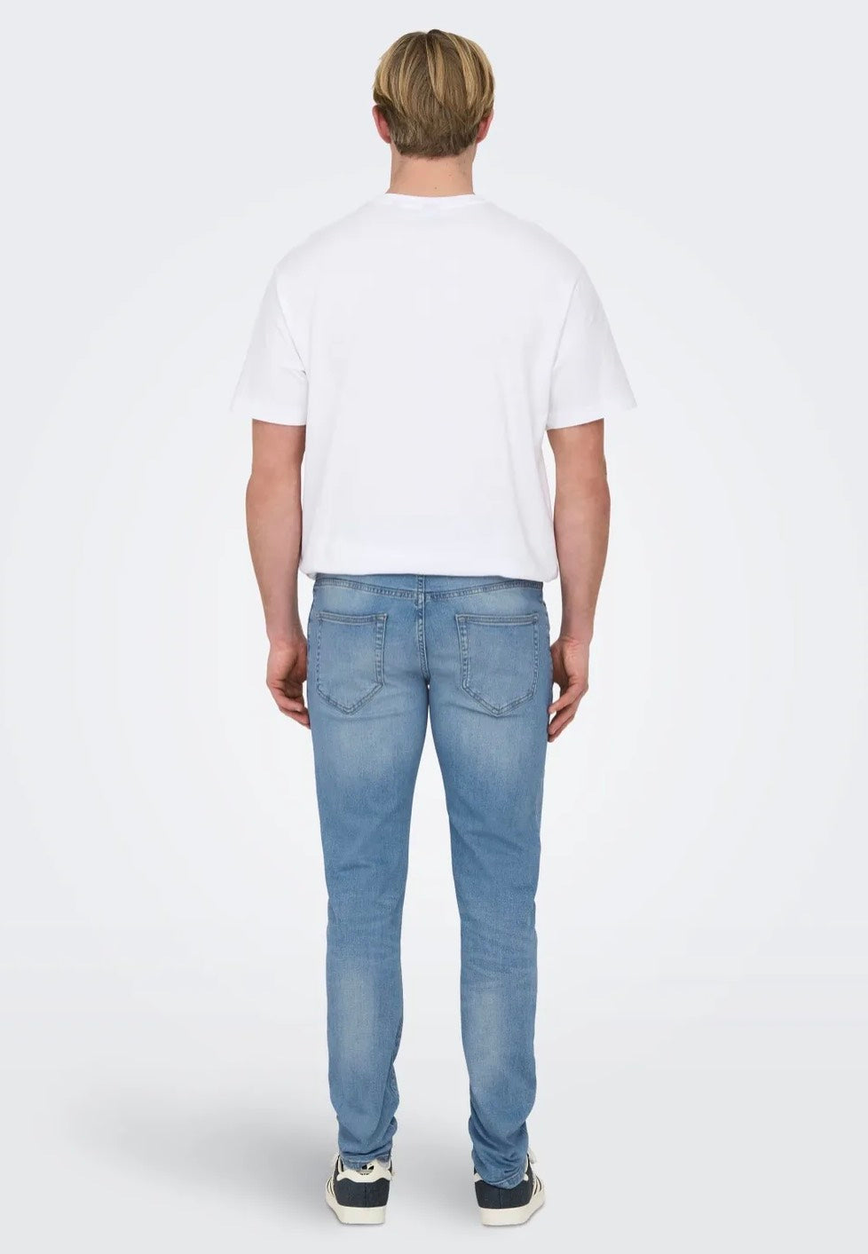 only-sons-loom-slim-light-blue-denim-jean-slim-bleu-clair-w32-l32 image 3