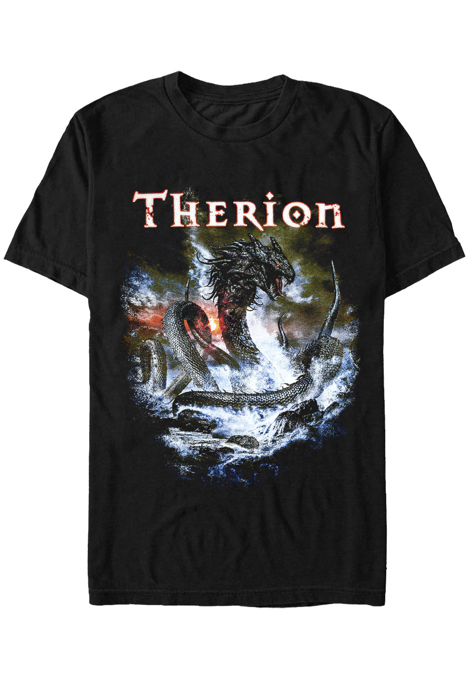 therion-leviathan-t-shirt-noir-homme-manches-courtes image 1