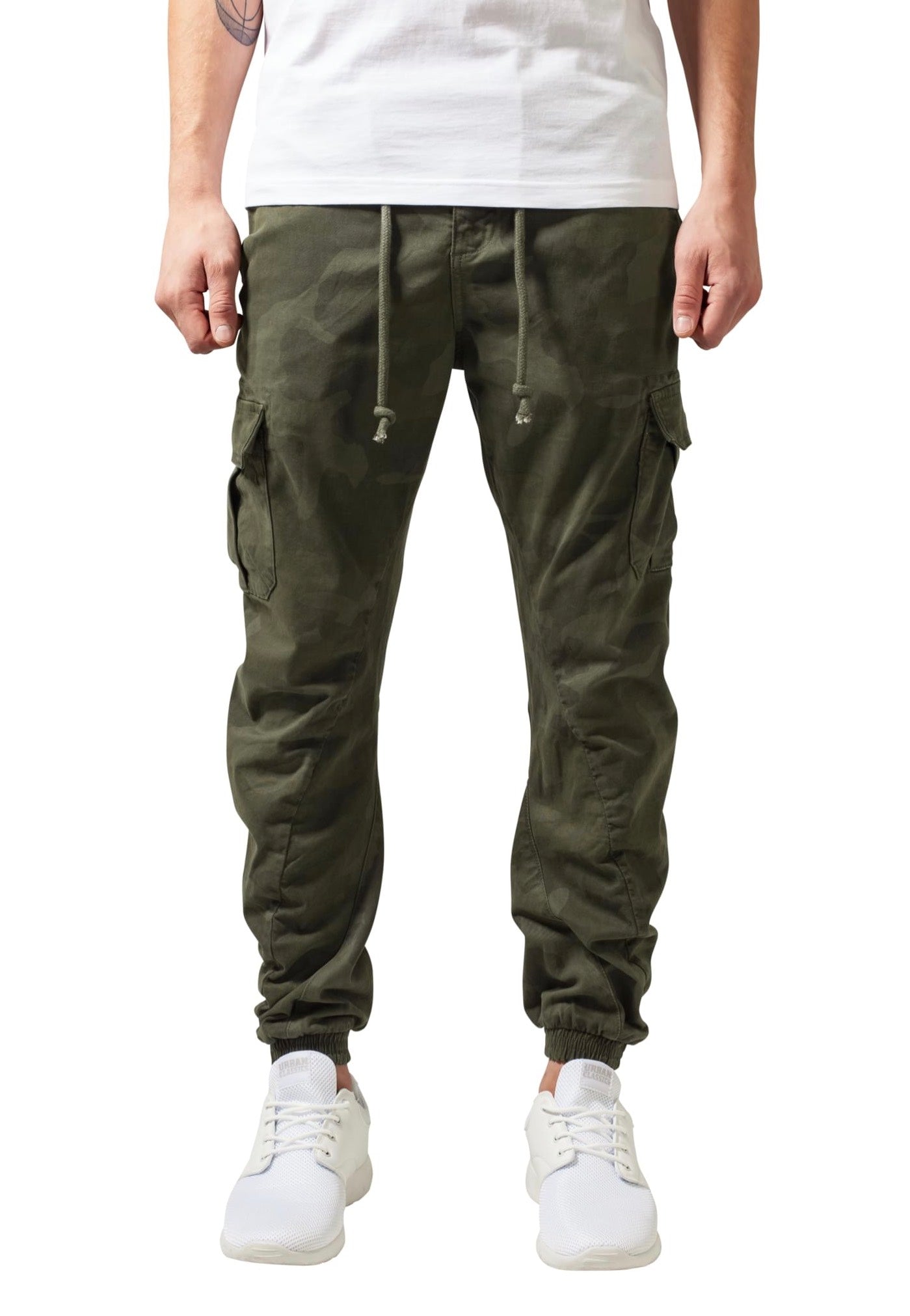 urban-classics-camo-cargo-pantalon-olive-camouflage image 3
