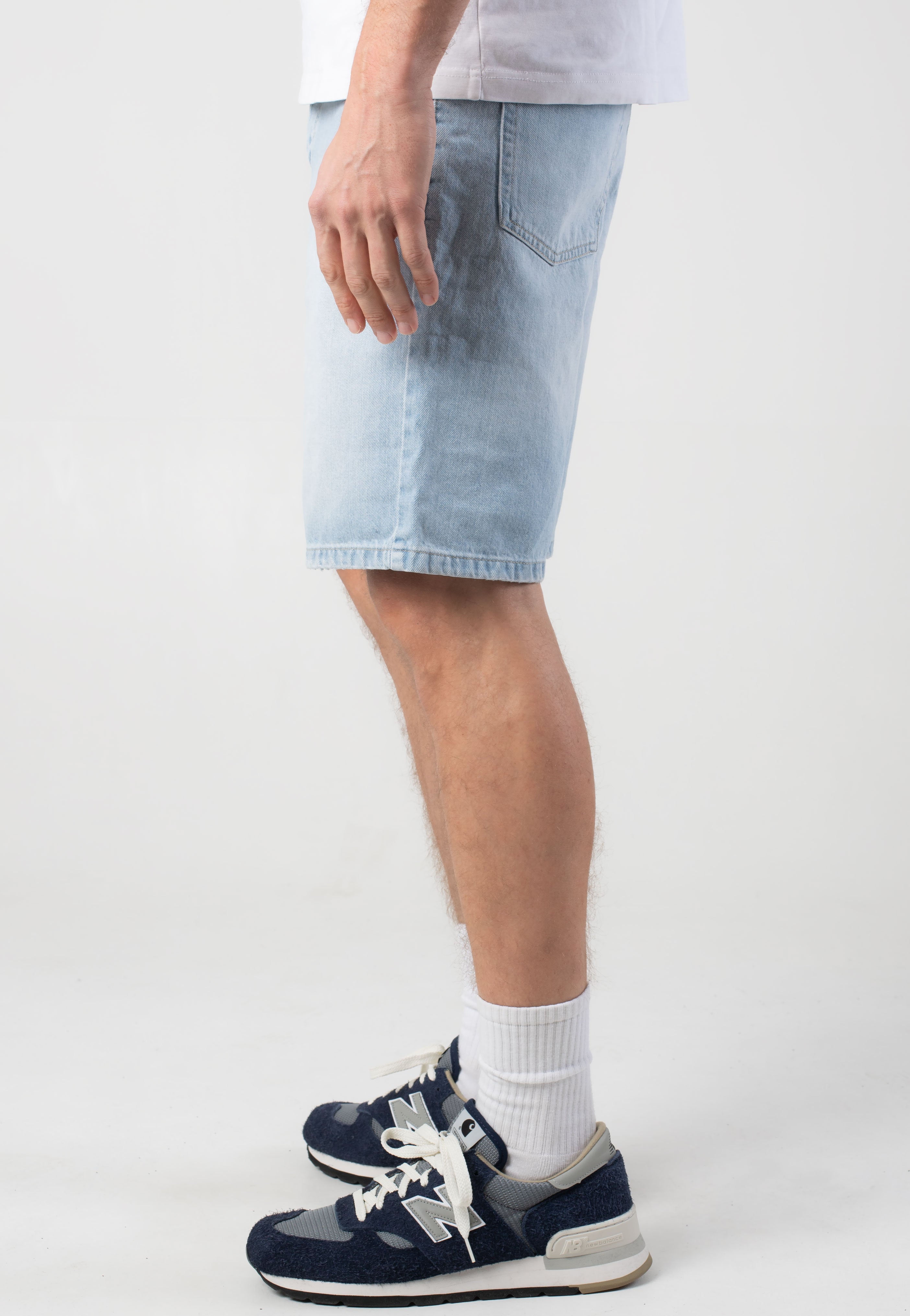 only-sons-fade-lb-3155-short-jean-bleu-clair-homme image 4