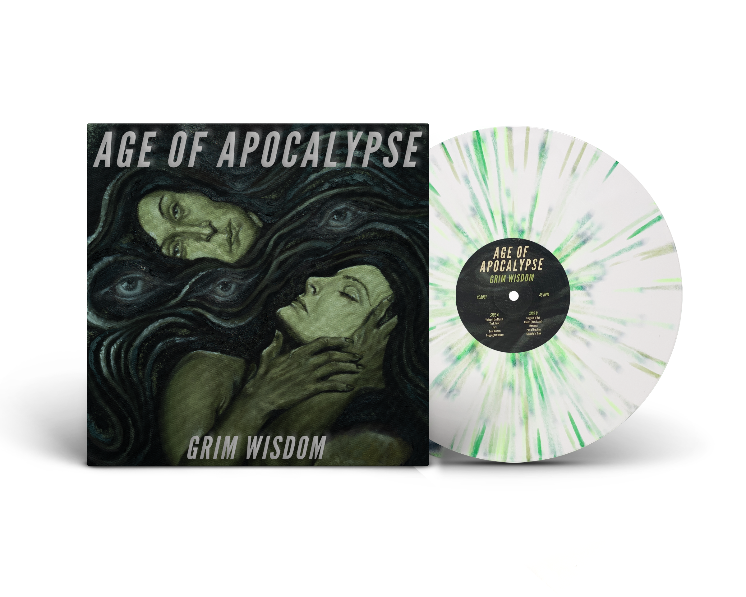 age-of-apocalypse-grim-wisdom-vinyle-lp-blanc-splatter image 3