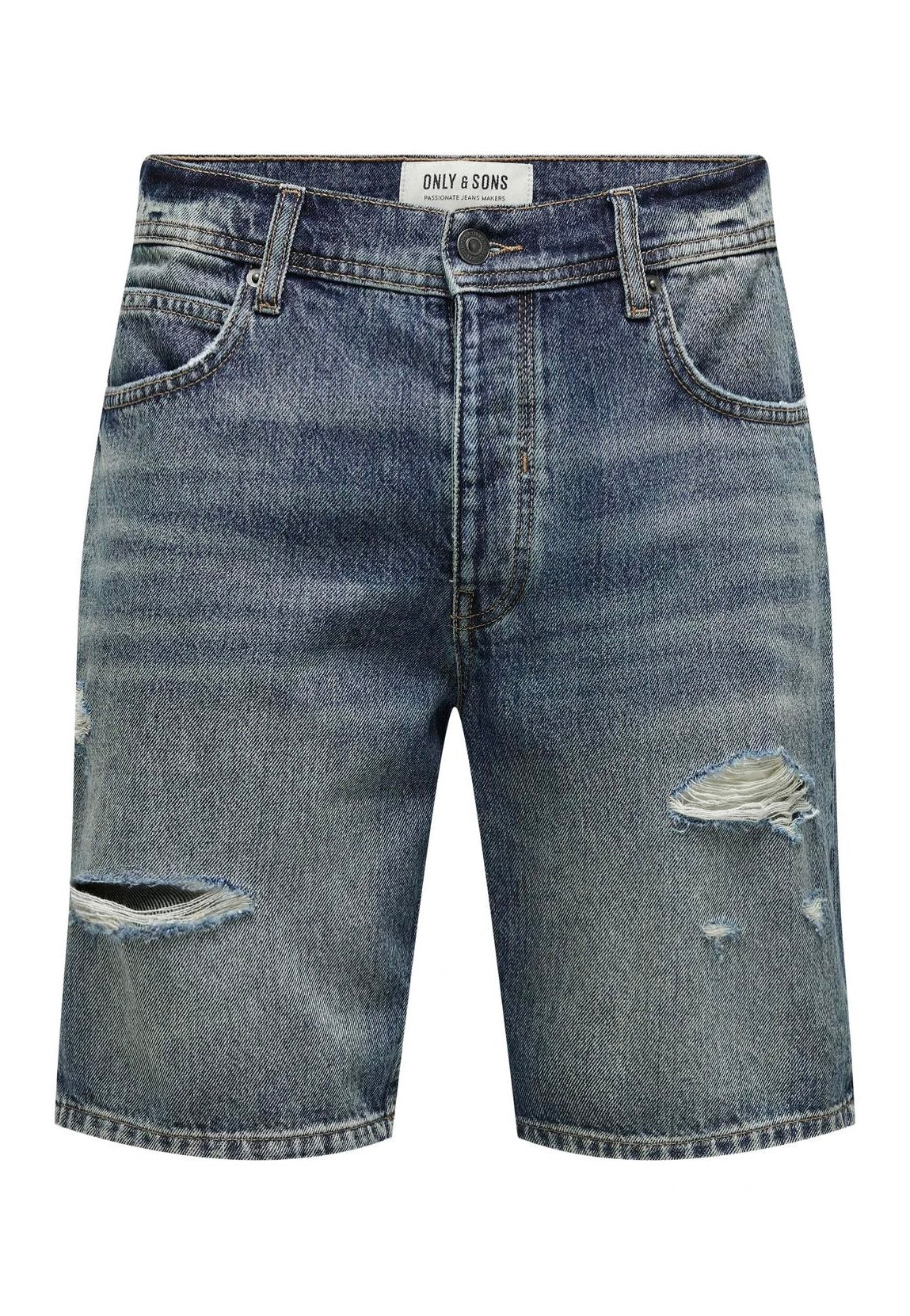 only-sons-edge-ram-short-jean-bleu-dark-blue-homme image 5