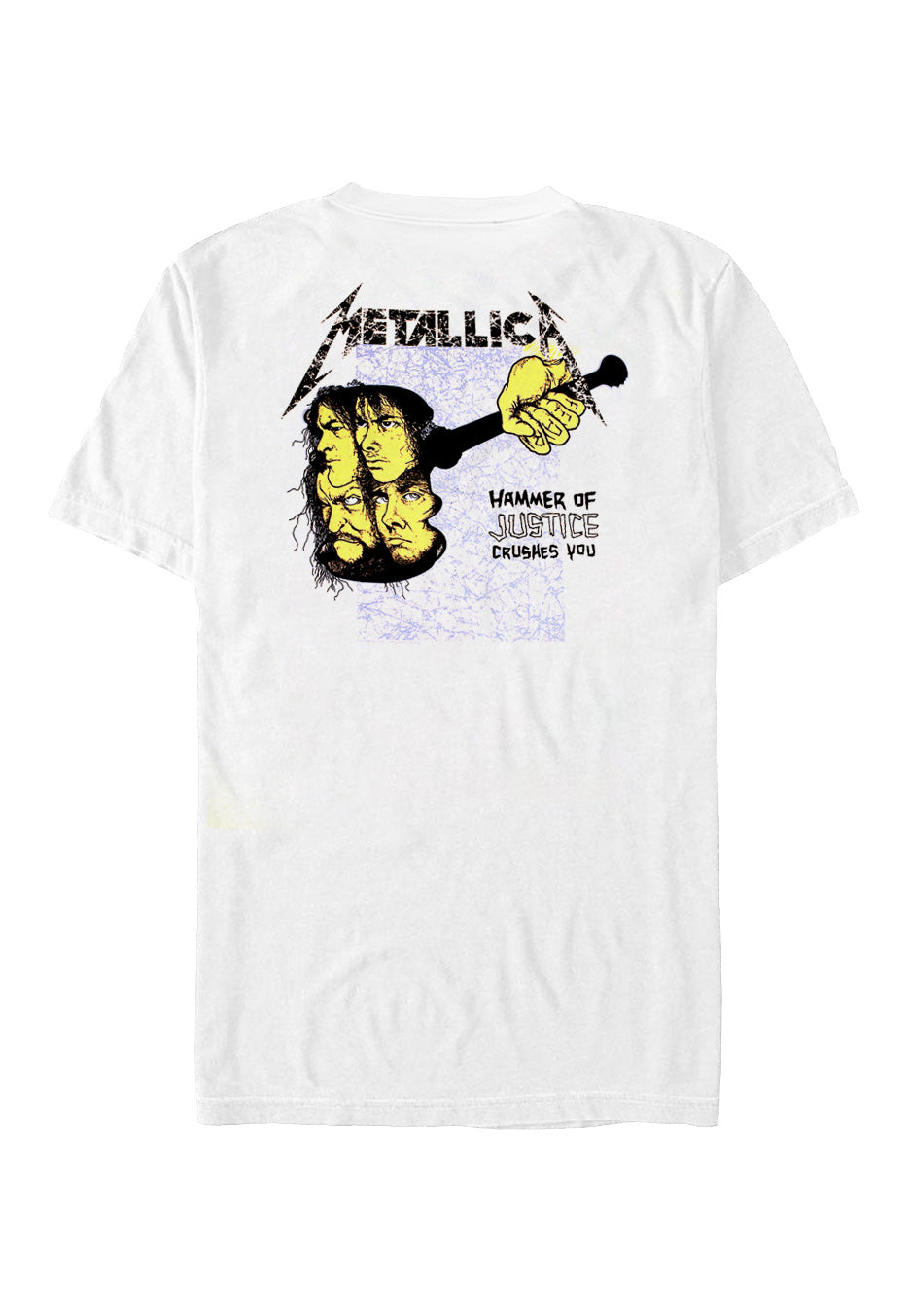 metallica-justice-white-t-shirt-blanc-thrash-metal image 2