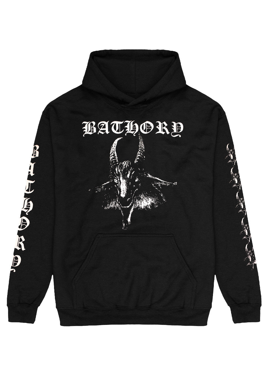 bathory-goat-sweat-capuche-noir-homme image 1