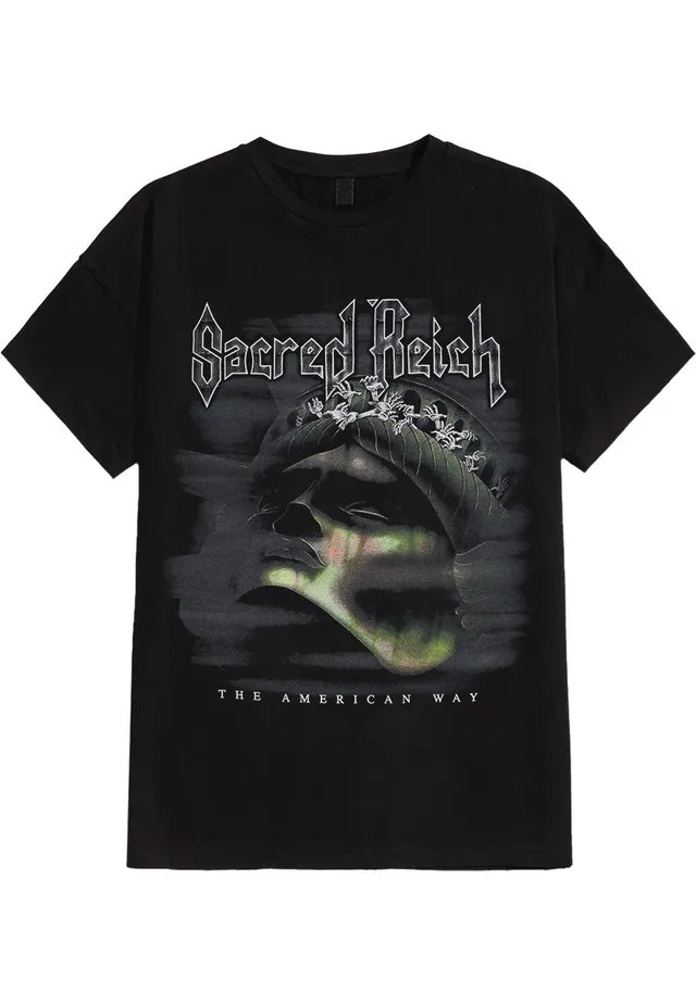 sacred-reich-the-american-way-t-shirt-noir-homme-thrash-metal image 1