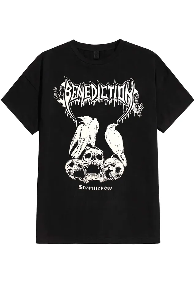 benediction-stormcrow-t-shirt-noir-homme image 1