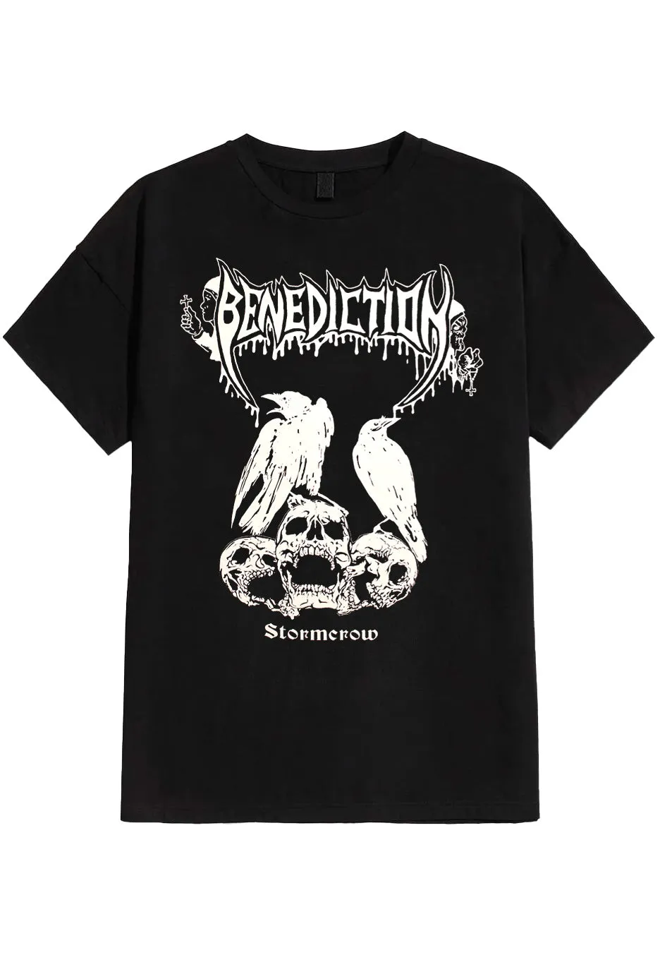 benediction-stormcrow-t-shirt-noir-homme image 1