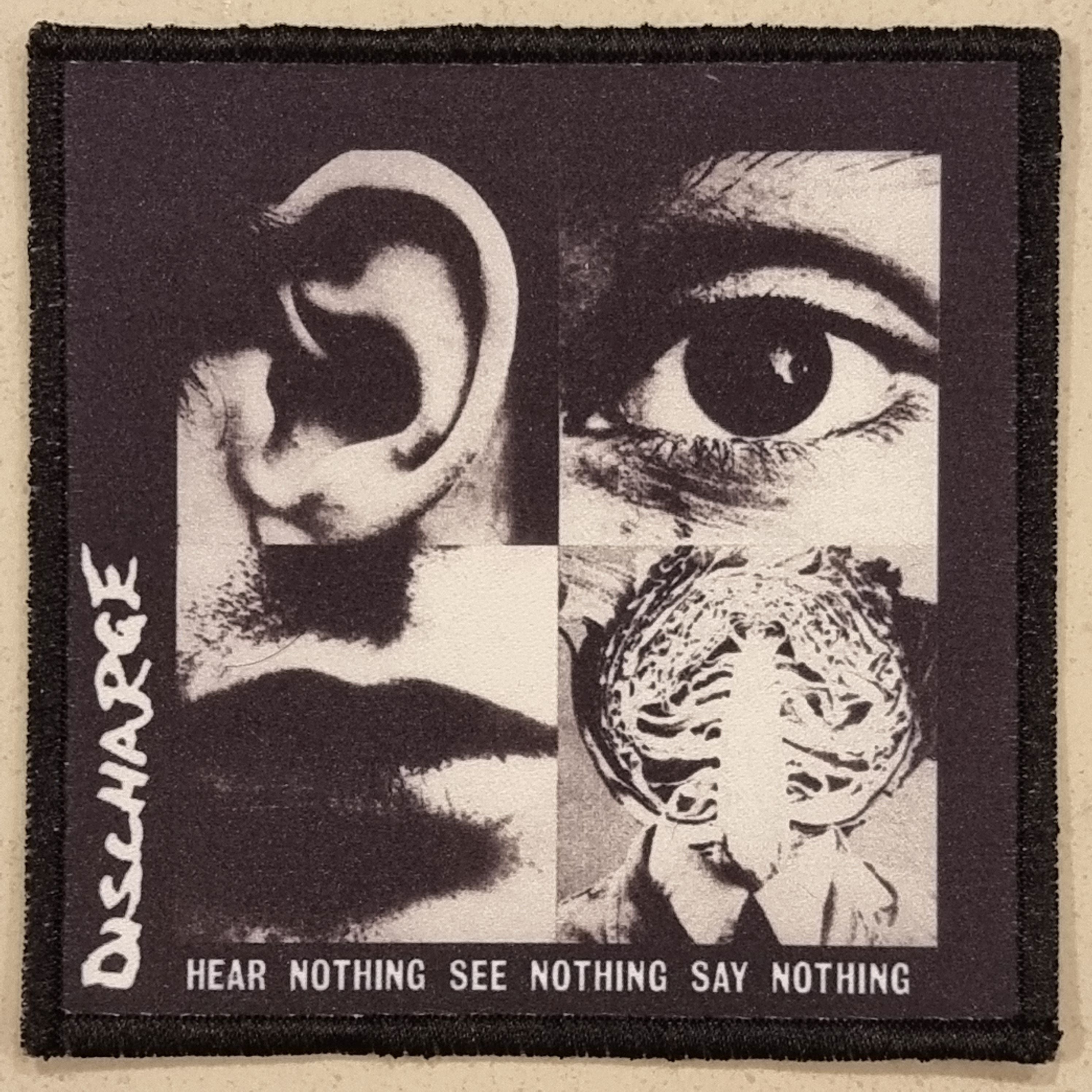discharge-hear-nothing-see-nothing-patch-punk image 1