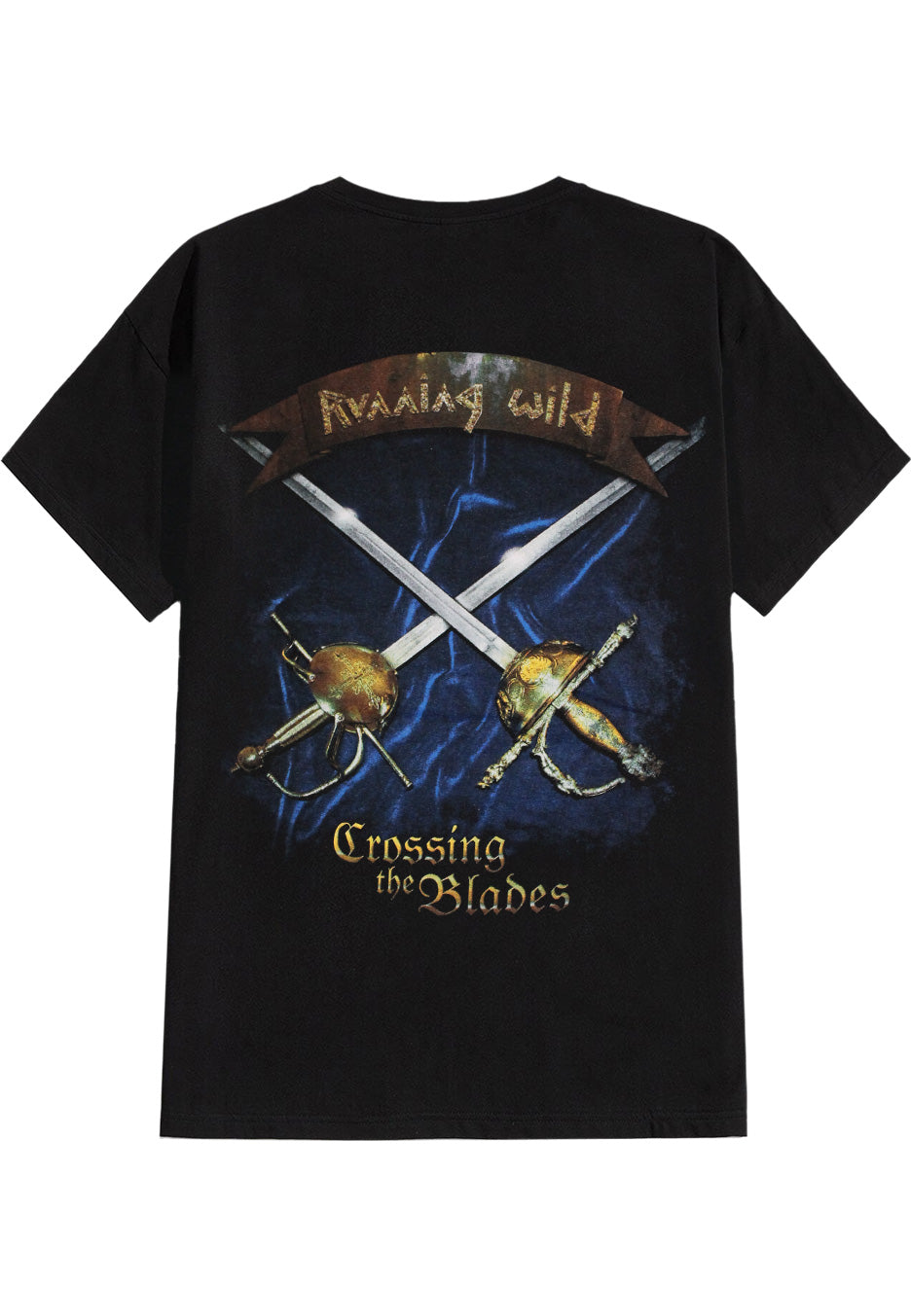 running-wild-crossing-the-blades-t-shirt-noir-homme image 2