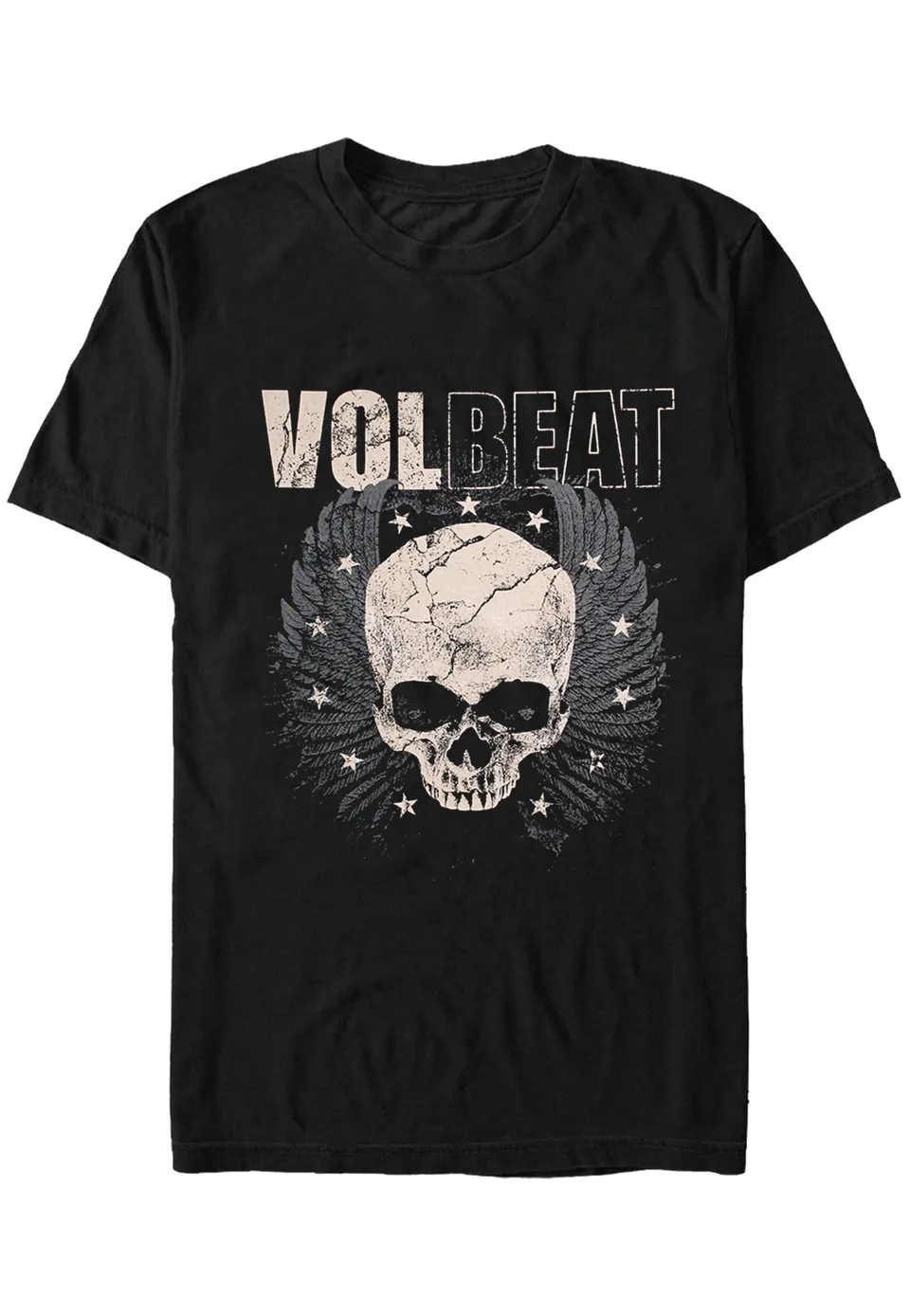 volbeat-skull-t-shirt-noir-homme-manches-courtes image 1