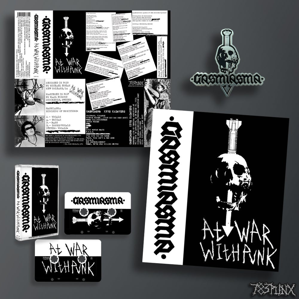 gasmiasma-at-war-with-punk-cassette-k7-pin-s-bundle image 2