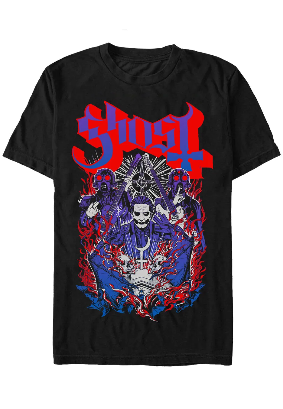 ghost-secrets-of-the-muse-t-shirt-rock-noir-homme image 1