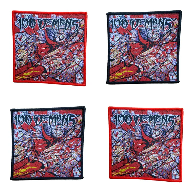 100-demons-selftitled-petit-patch-tiss-bordure-rouge image 1