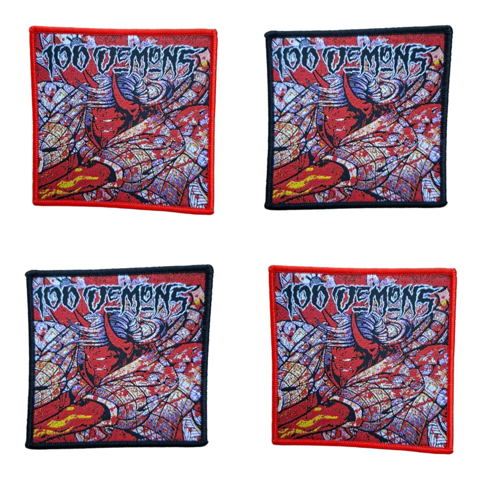 100-demons-selftitled-petit-patch-tiss-bordure-rouge image 1