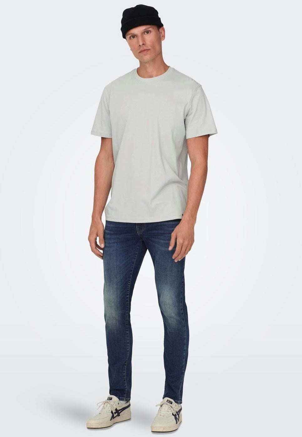 only-sons-loom-slim-jean-homme-bleu-denim-medium-blue image 7