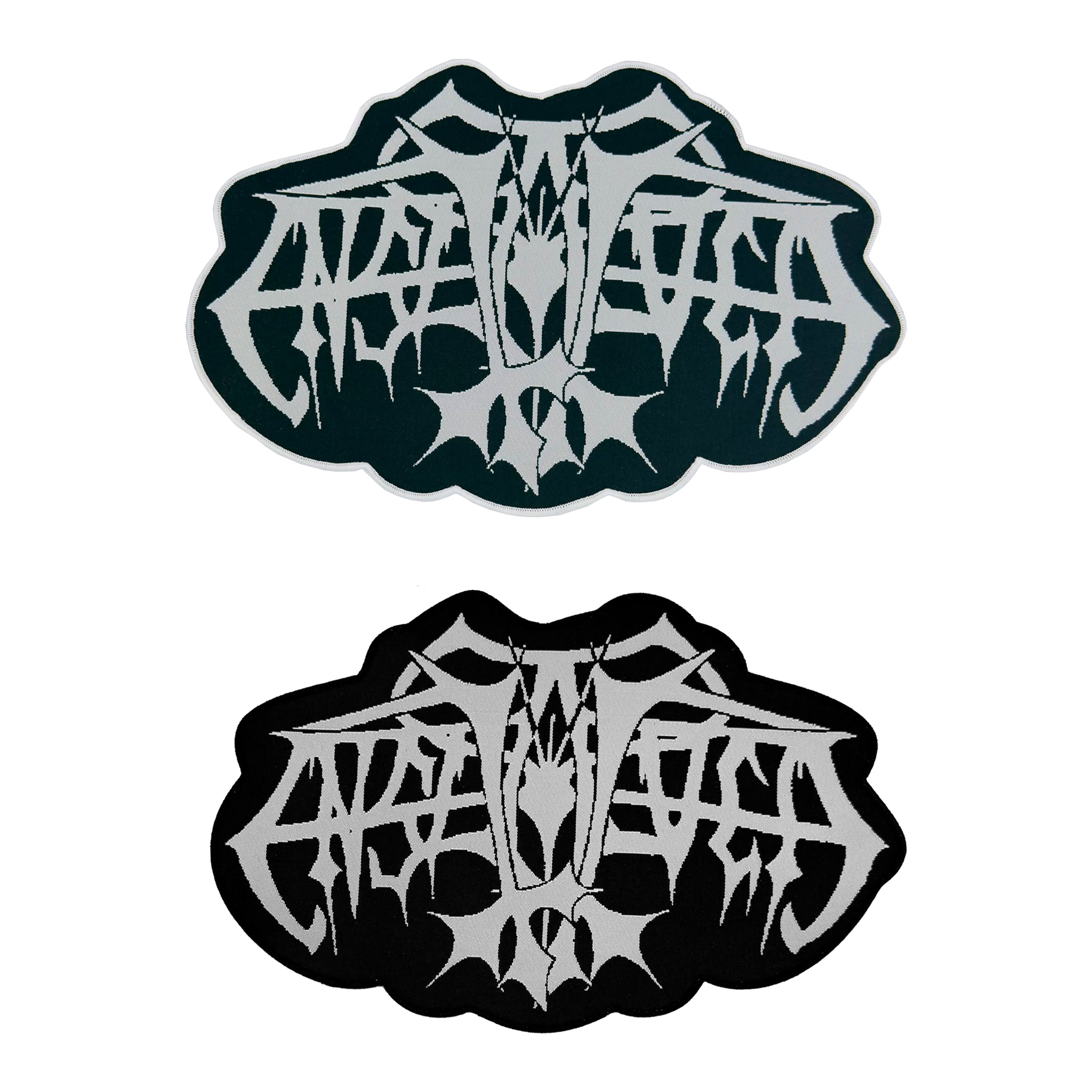 enslaved-logo-cusson-tiss-oversized-bordure-noire-30-cm image 1