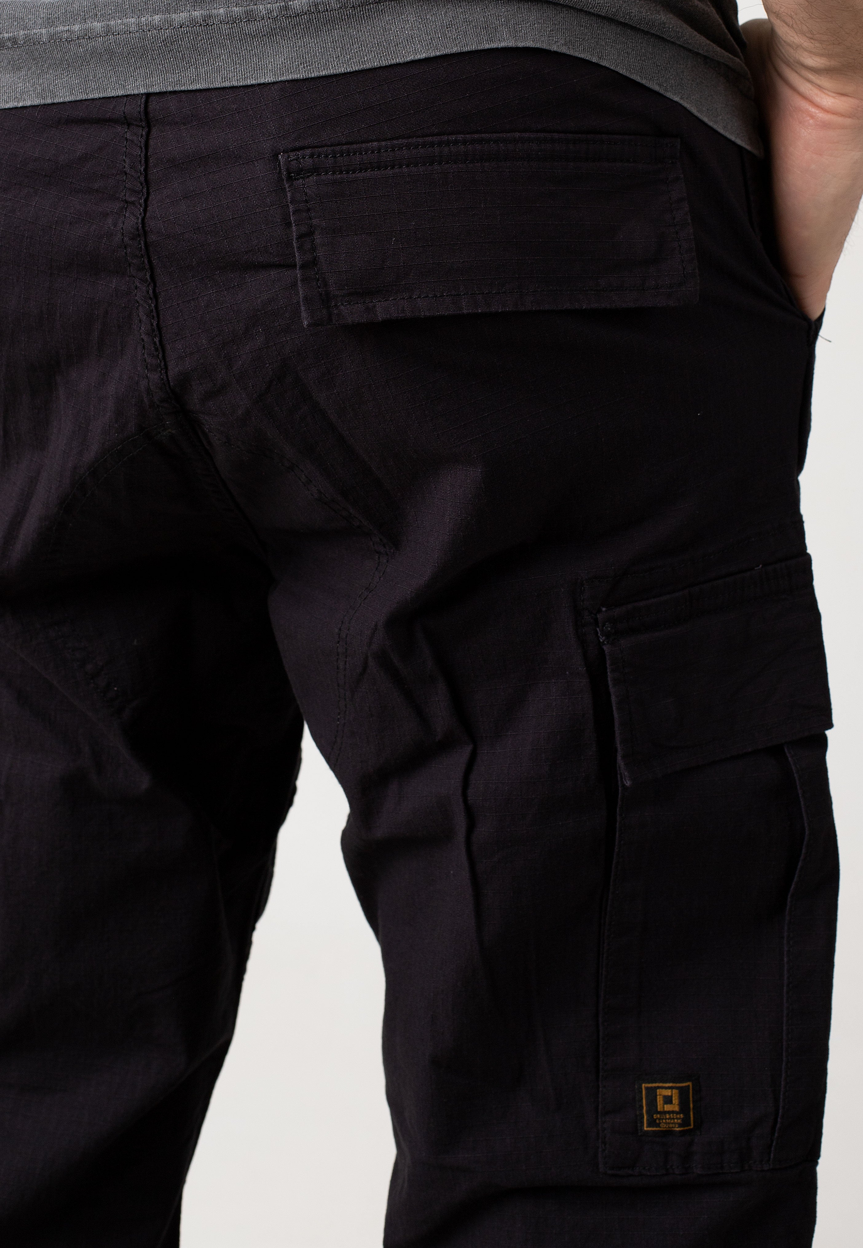 only-sons-ray-life-ribstop-cargo-pantalon-noir-homme-coton image 5
