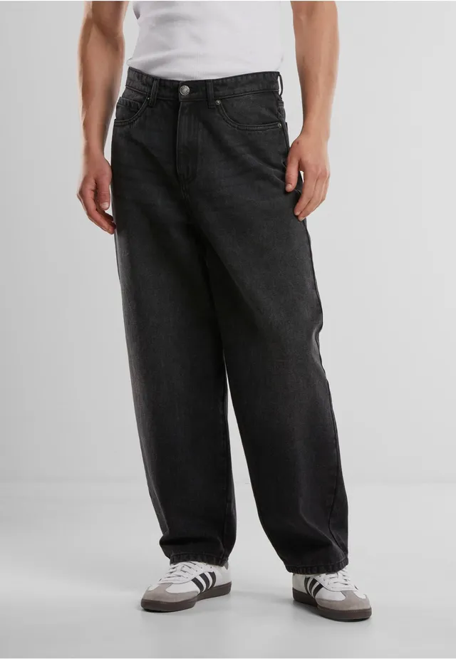 urban-classics-tapered-baggy-jean-noir-d-lav image 1