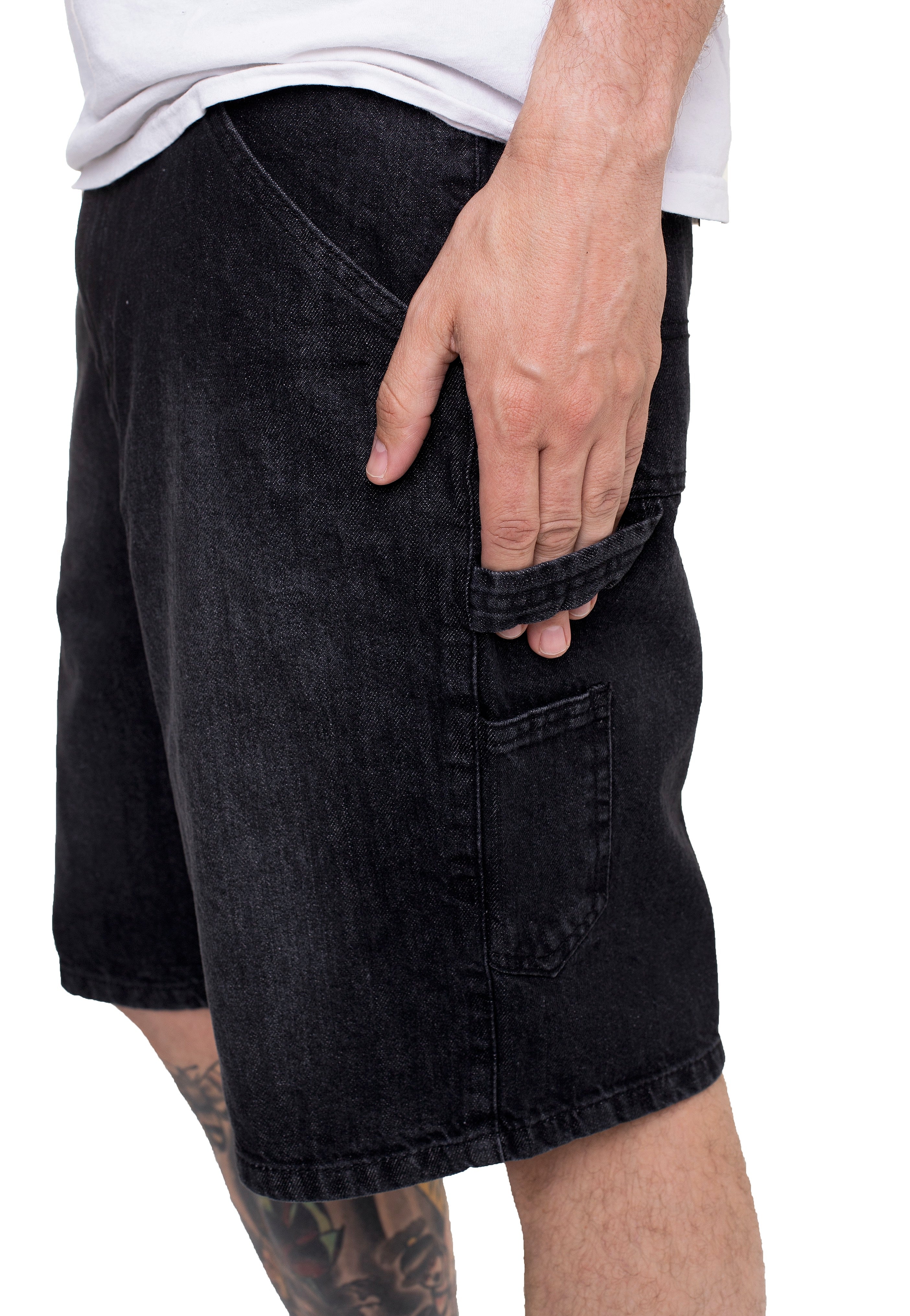 urban-classics-carpenter-short-jean-noir-d-lav image 2