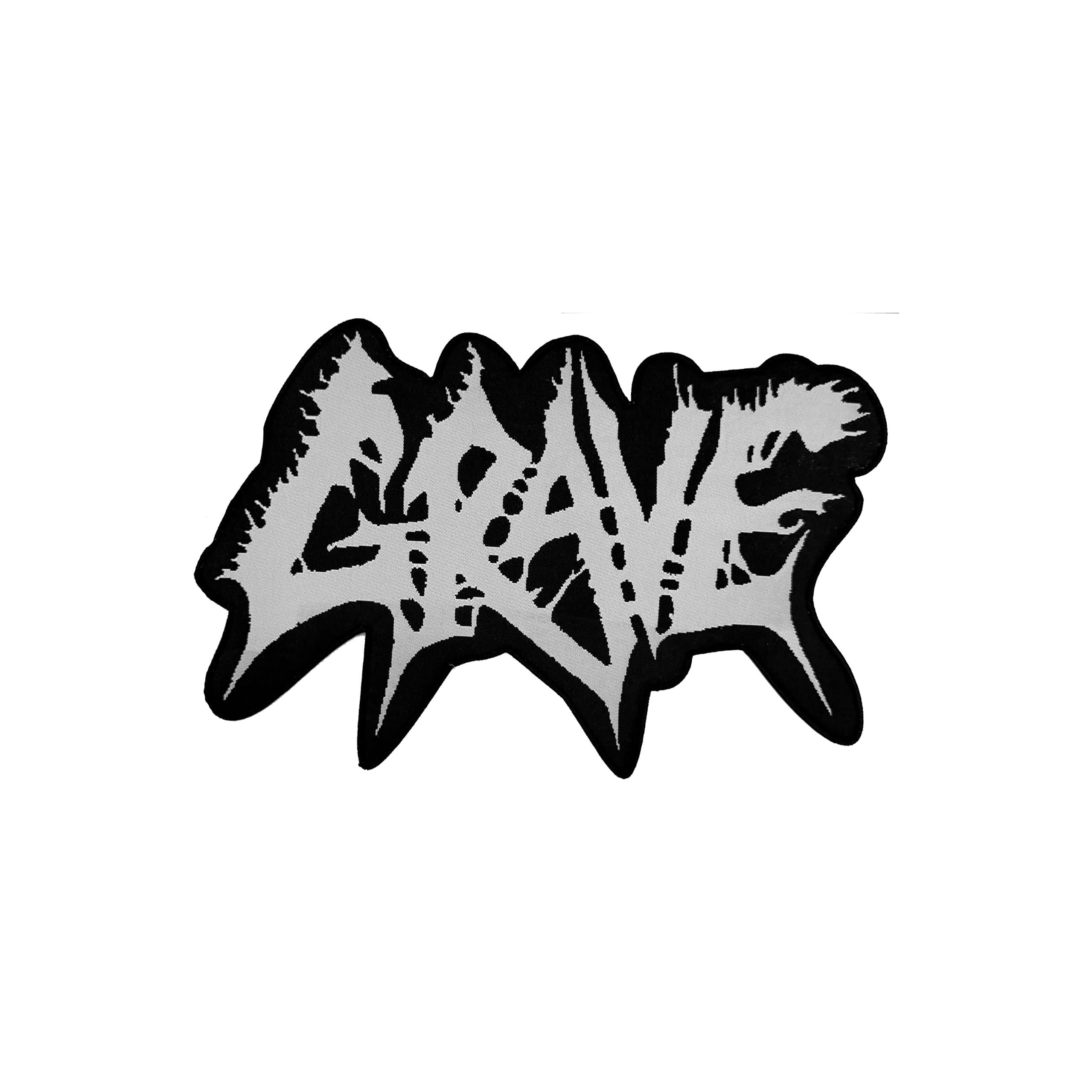 grave-logo-patch-tiss-oversized-bordure-noire-30-cm image 2