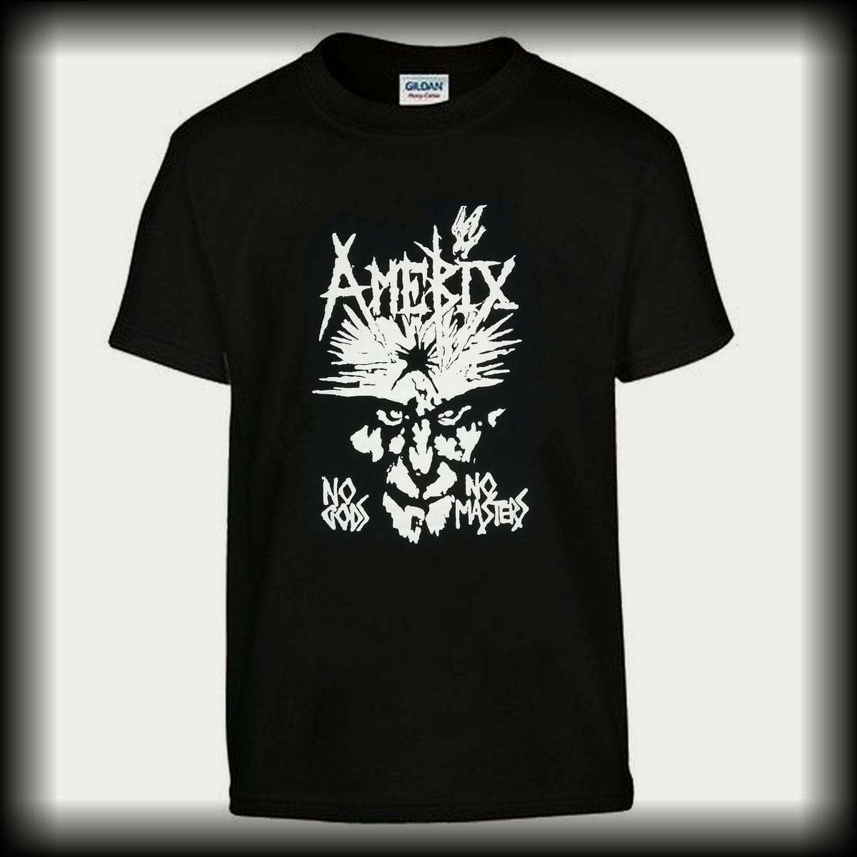amebix-no-gods-no-masters-t-shirt-gildan-coton-noir image 1