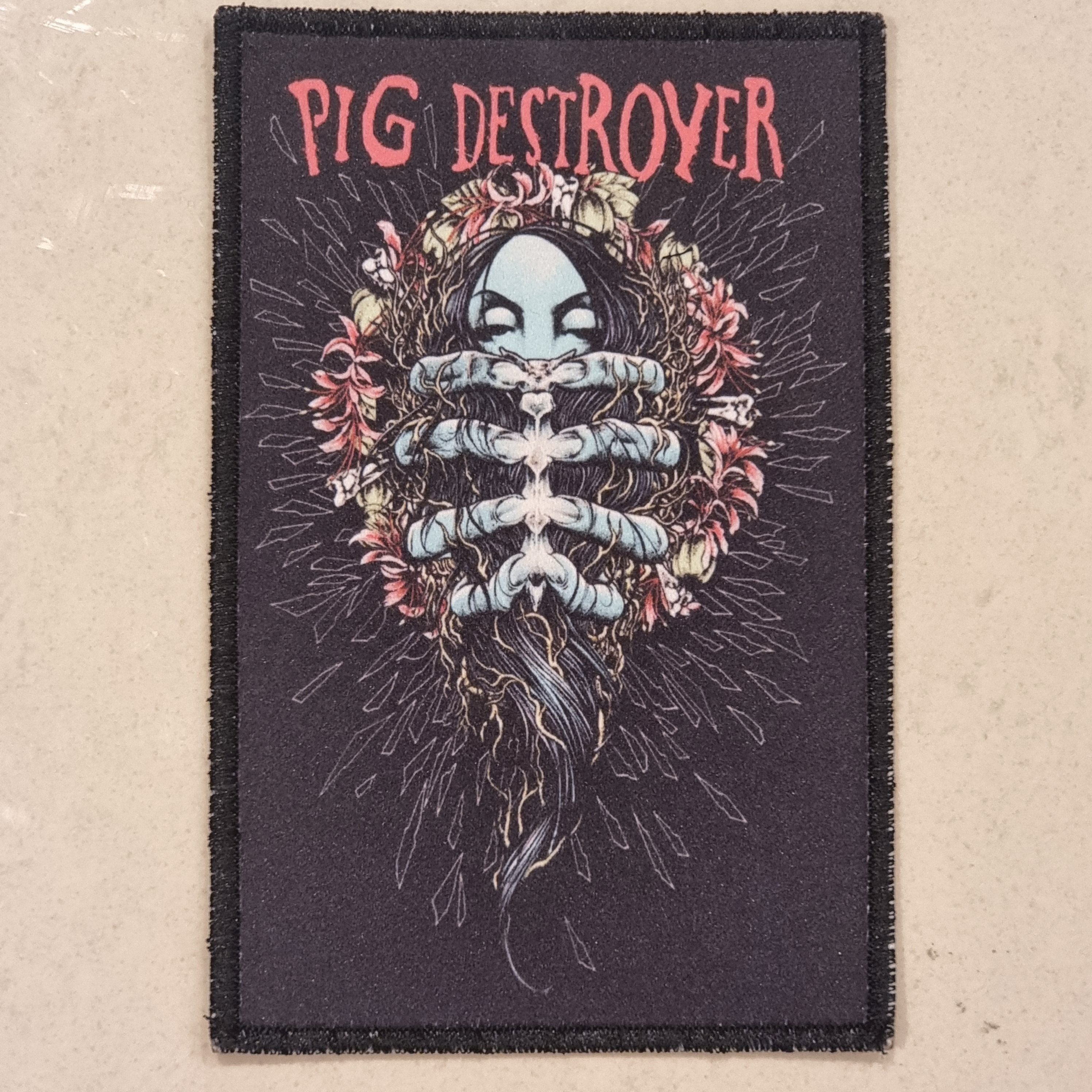 pig-destroyer-rib-fingers-patch-tiss-grindcore image 1