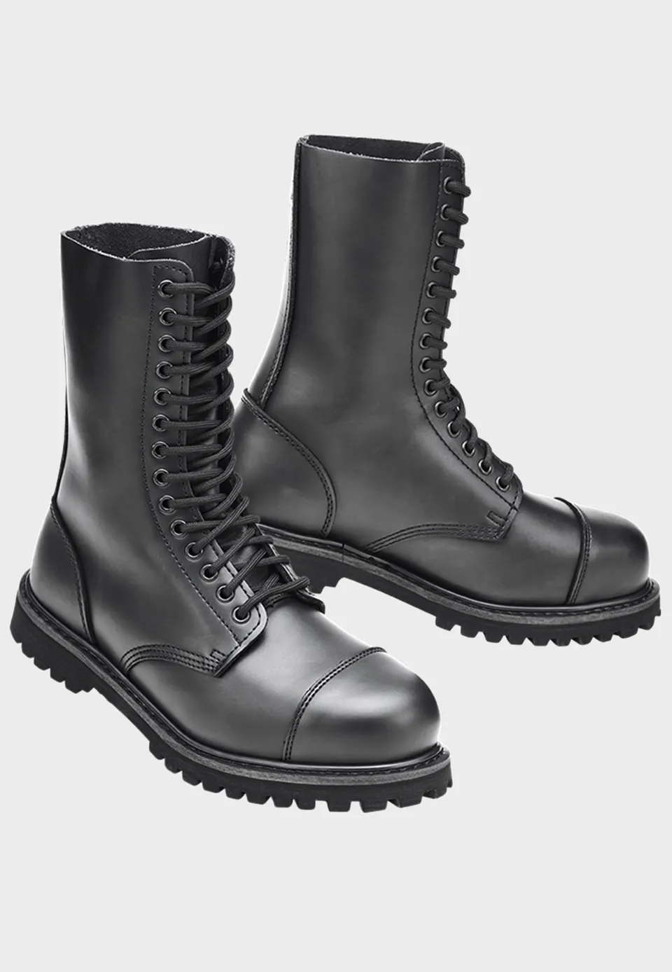 brandit-vegantom-14-eyelett-bottes-noires-vegan image 1