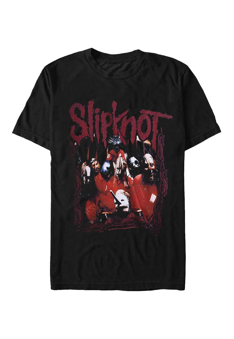 slipknot-band-frame-t-shirt-homme-noir-taille-l image 1