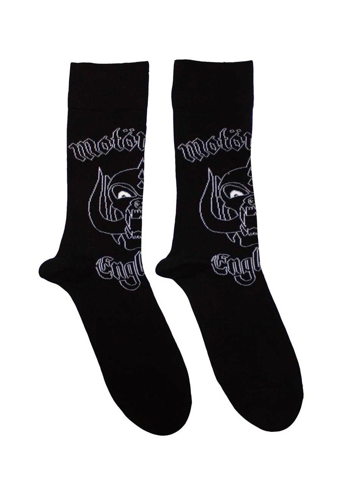 mot-rhead-england-chaussettes-noires-coton-taille-unique image 2