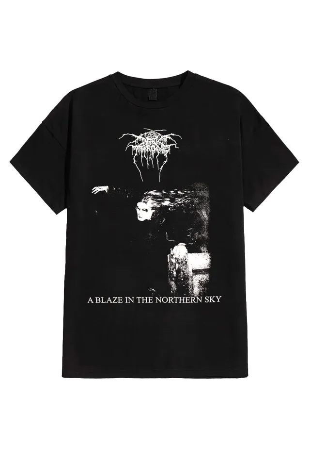 darkthrone-a-blaze-in-the-northern-sky-t-shirt-noir-taille-m image 1