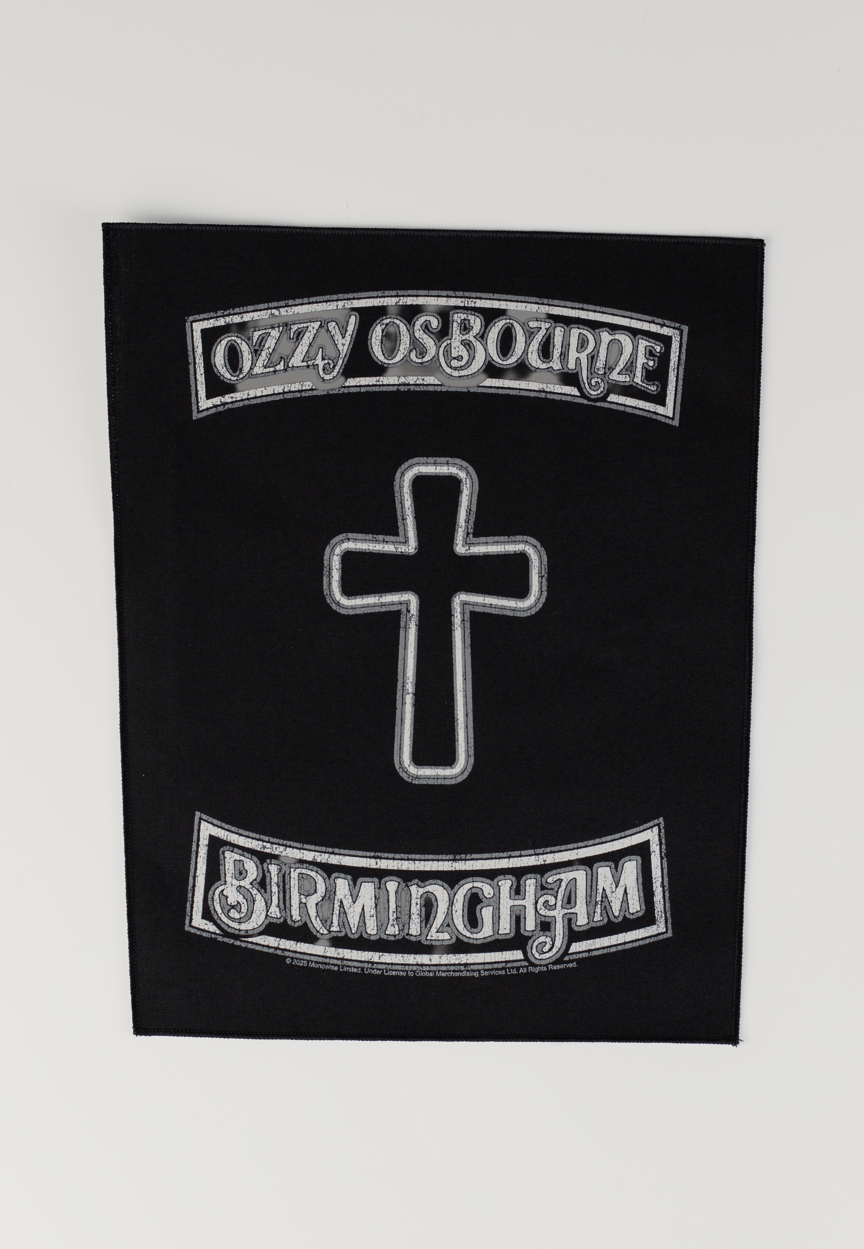 ozzy-osbourne-birmingham-backpatch-patch-noir image 1