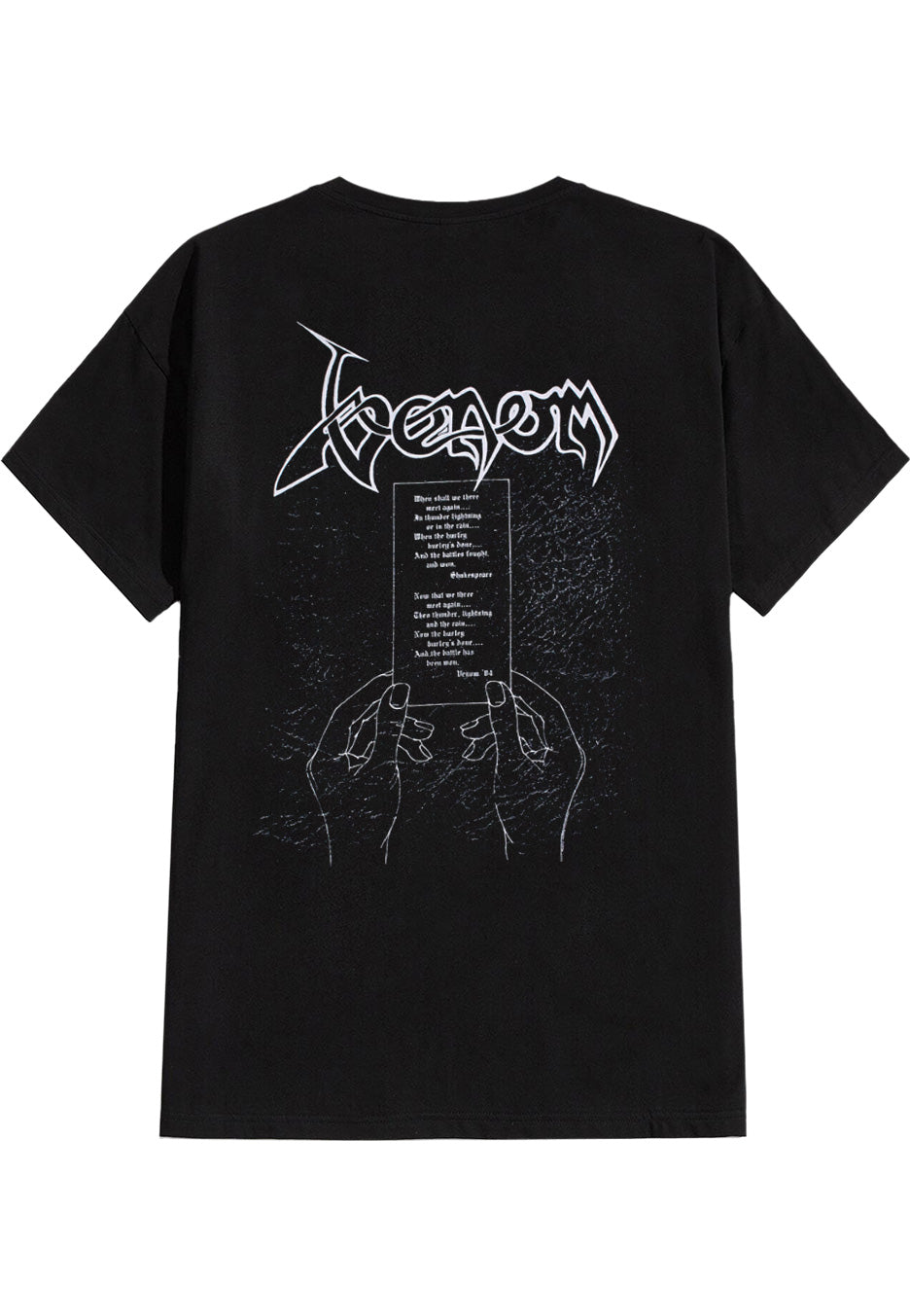 venom-at-war-with-satan-t-shirt-noir-manches-courtes image 2