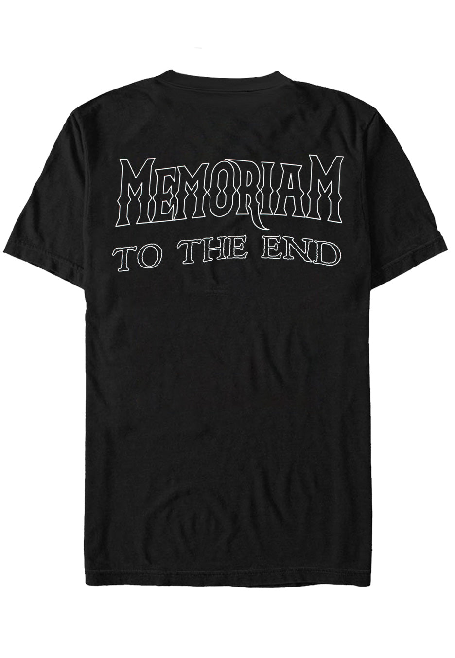 memoriam-to-the-end-t-shirt-noir-homme image 2