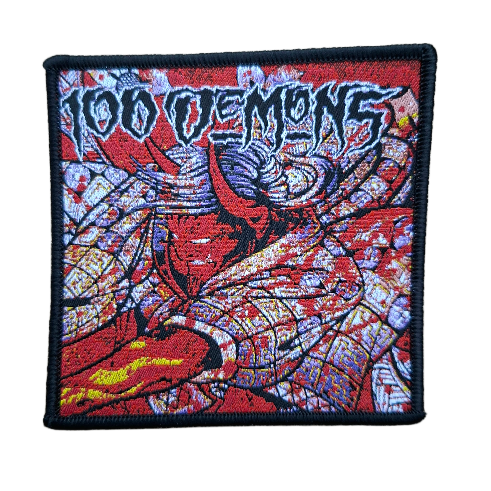 100-demons-selftitled-petit-patch-tiss-bordure-rouge image 4
