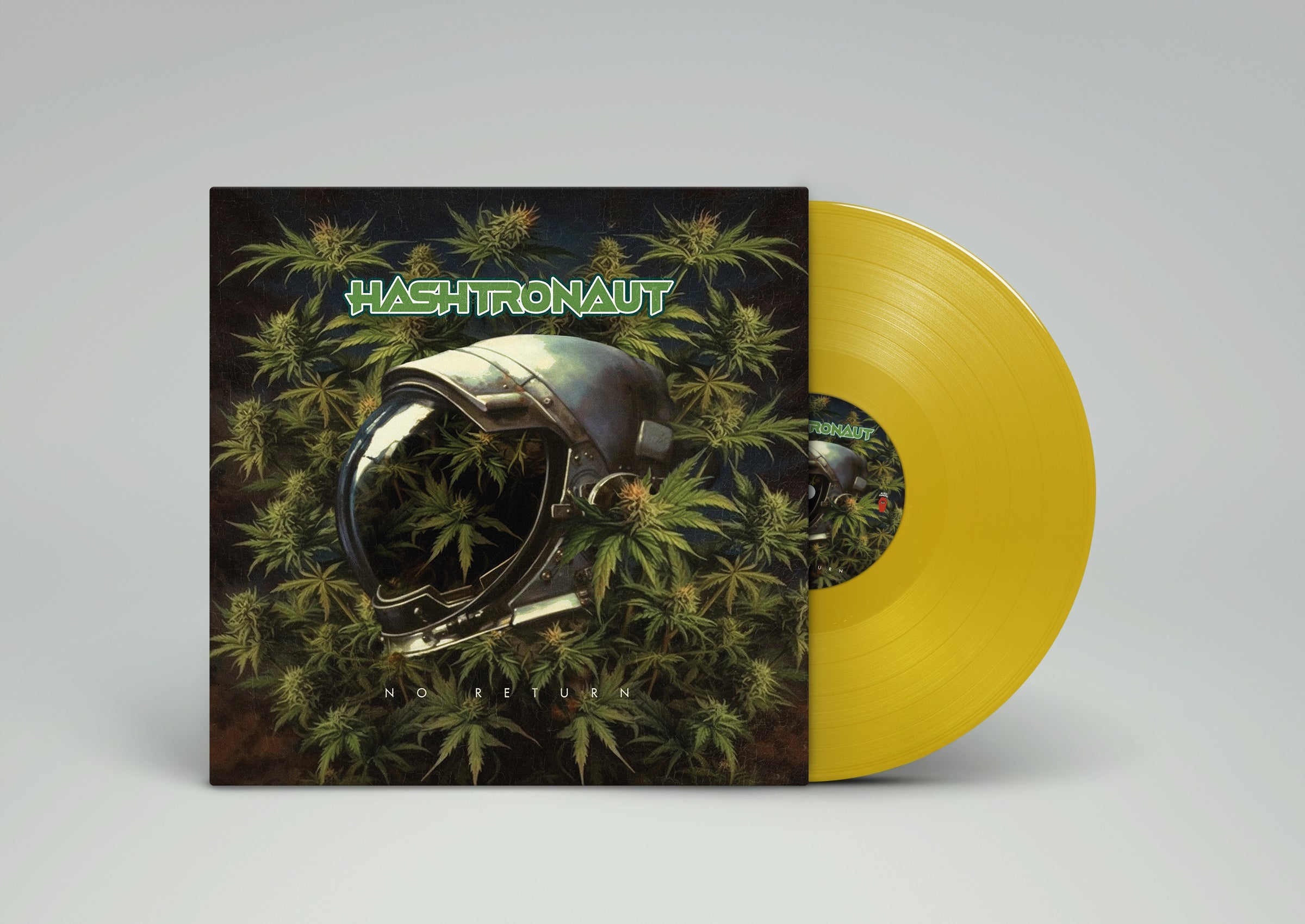 hashtronaut-no-return-vinyle-lp-weed-green-ripple-stoner-sludge image 4