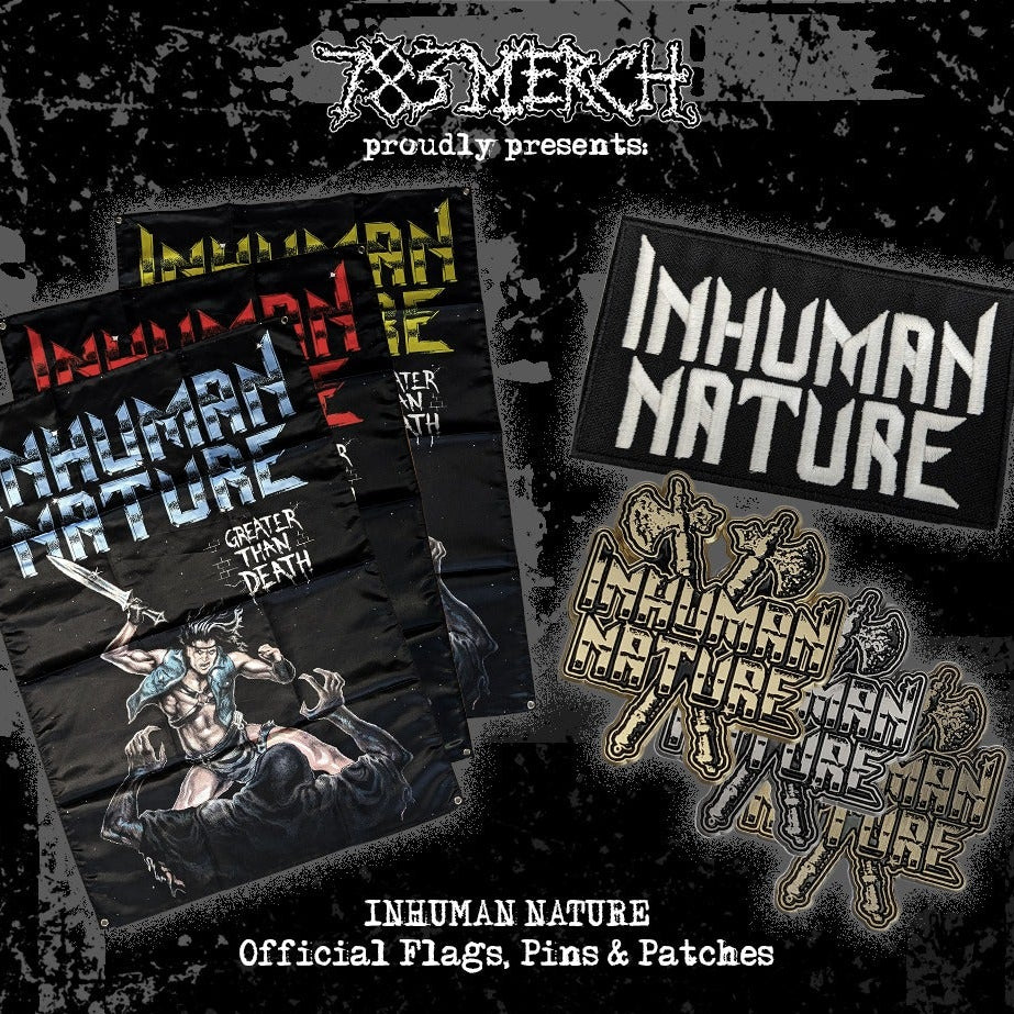 inhuman-nature-bundle-patch-pin-s-drapeau-logo-officiel image 1