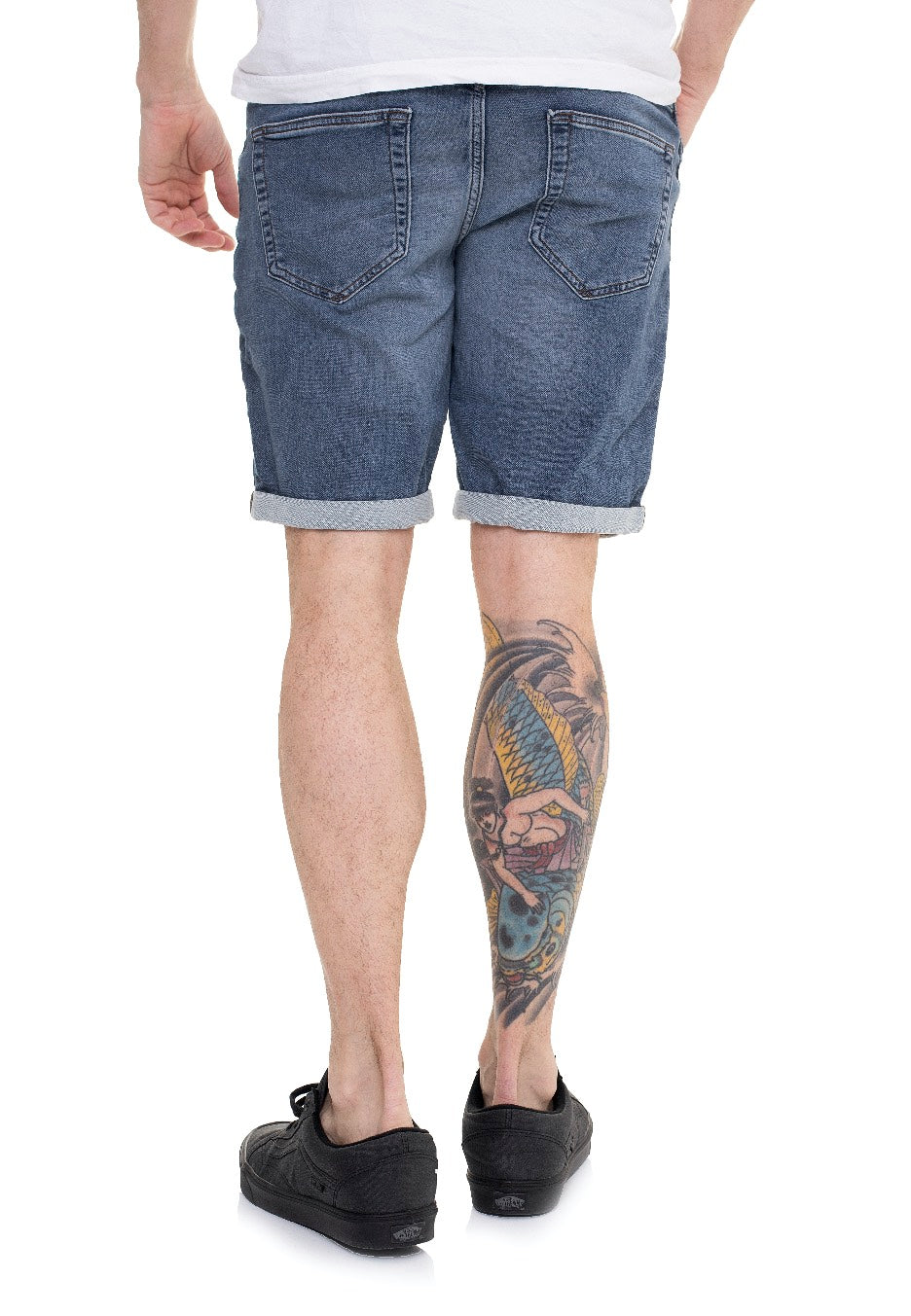 only-sons-ply-life-short-jean-bleu-homme image 3