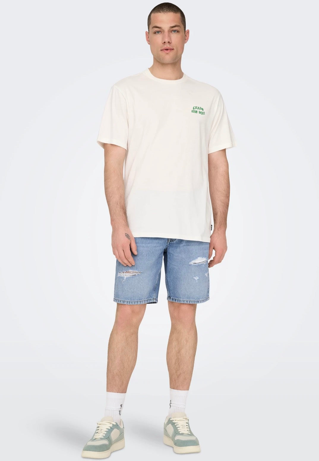 only-sons-edge-ram-short-jean-bleu-clair image 5