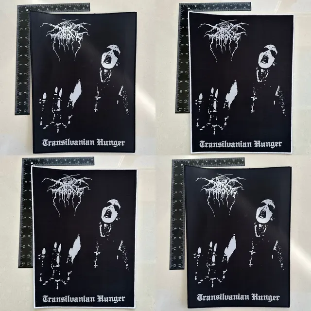 darkthrone-transilvanian-hunger-backpatch-dos-bordure-noire image 1