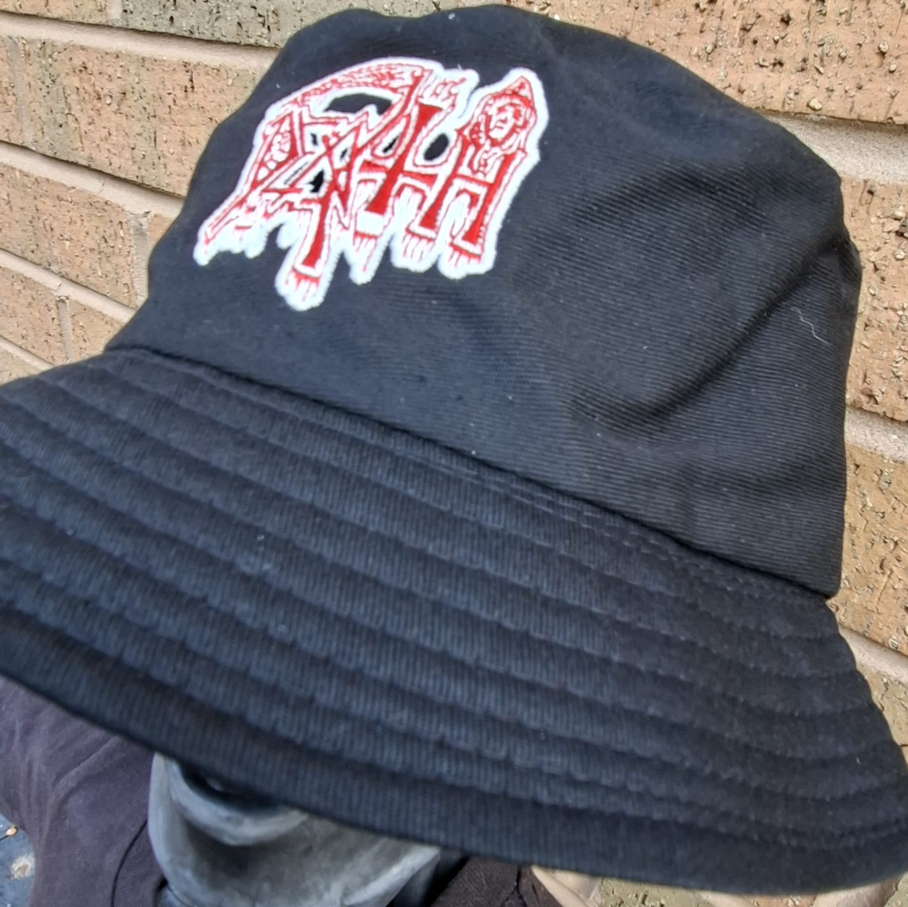 death-logo-bob-bucket-hat-brod-phosphorescent image 1