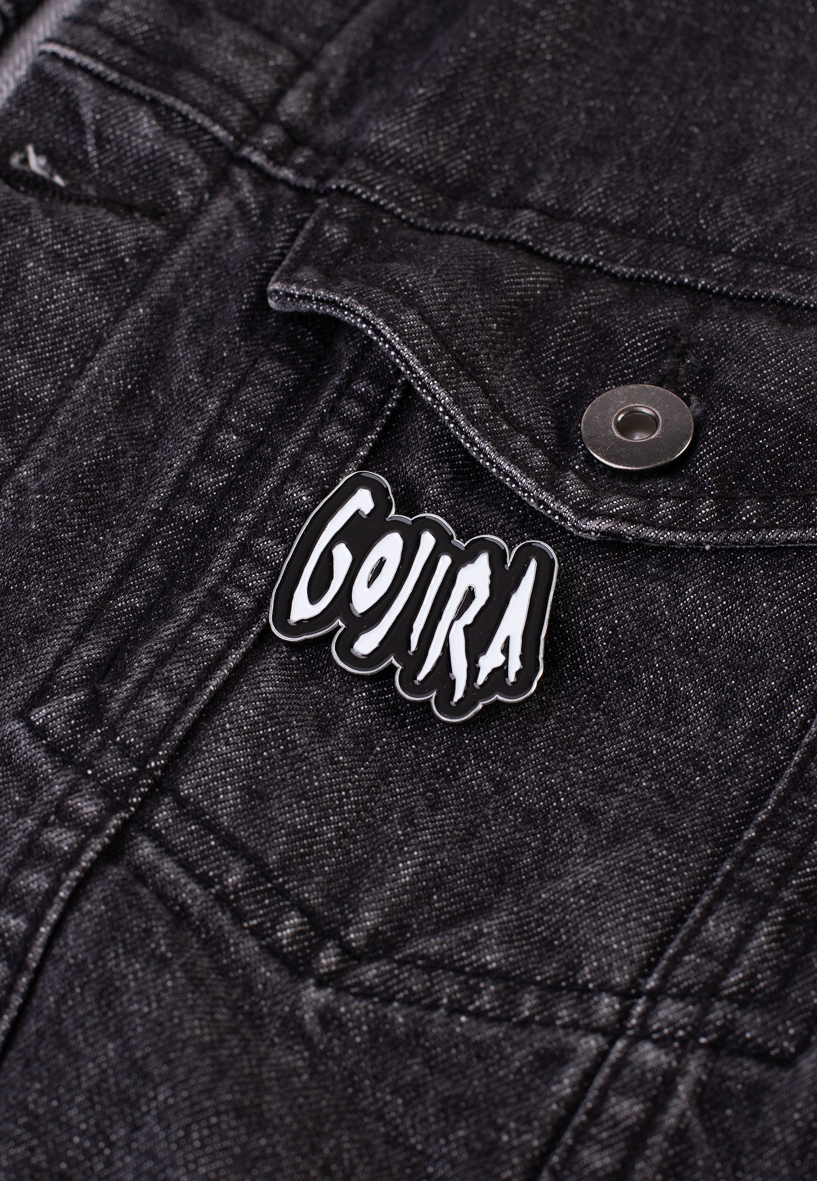 gojira-logo-pin-s-m-tal-blanc-taille-unique image 2