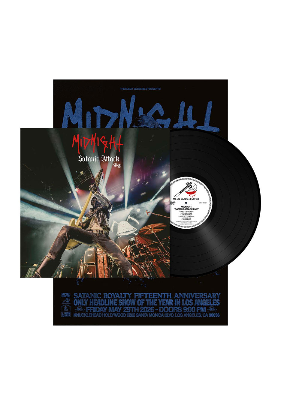 midnight-satanic-attack-live-vinyle-lp-black-metal image 1