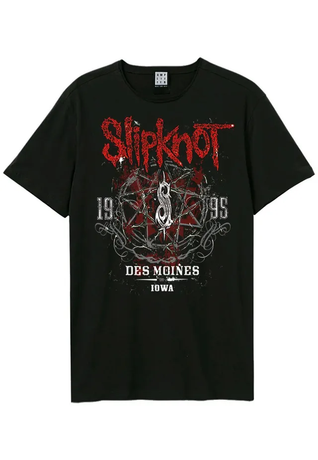 slipknot-des-moines-charcoal-t-shirt-gris-nu-metal image 1