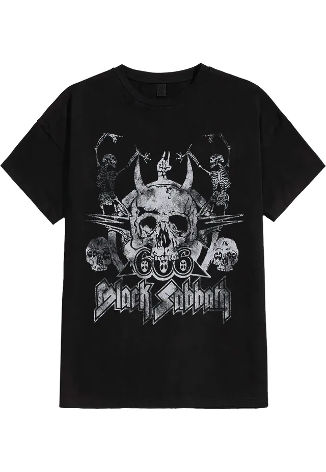 black-sabbath-dancing-skulls-t-shirt-noir-homme image 1