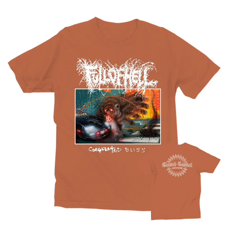full-of-hell-upward-to-bliss-v2-t-shirt-orange-taille-l image 1